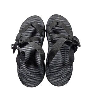 Chaco Tegu Black Mens Size 10 Slip On Hiking Comfort Sandals